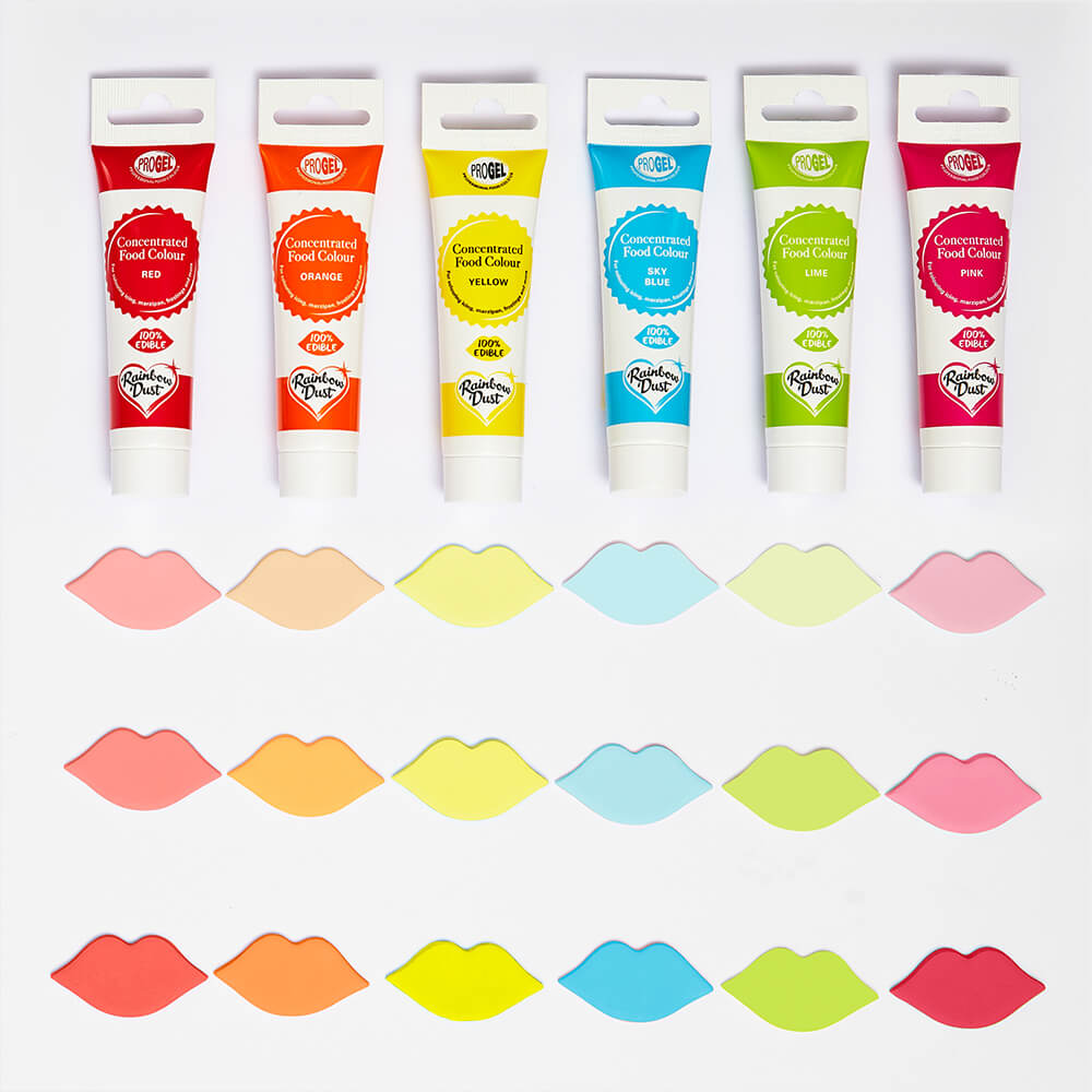 ProGel Multipack Swatch Rainbow